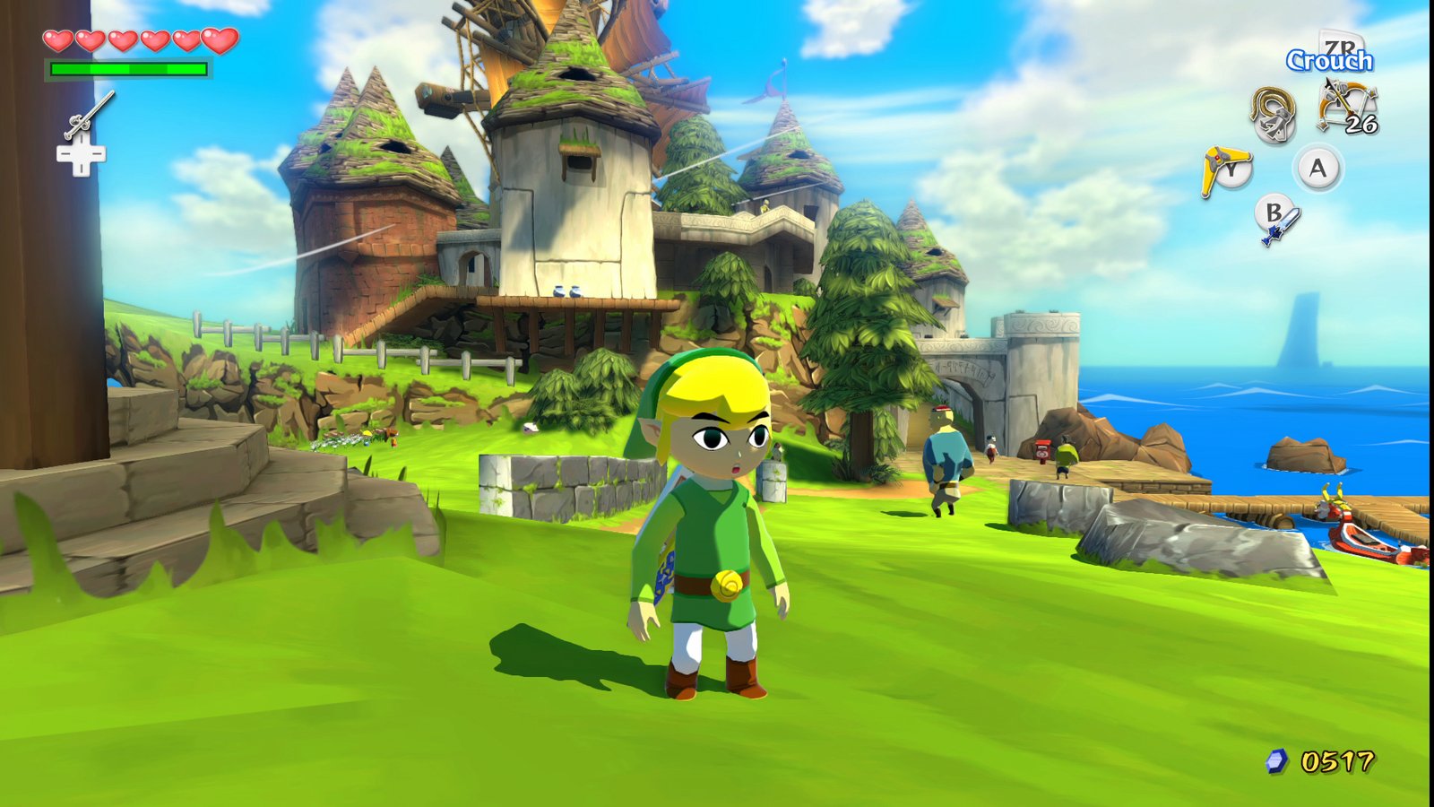 Windwaker screenshot of link looking surprised.