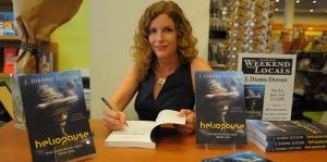 Book signing by an author